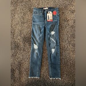 Levi's Girl’s Blue Distressed Jeans
